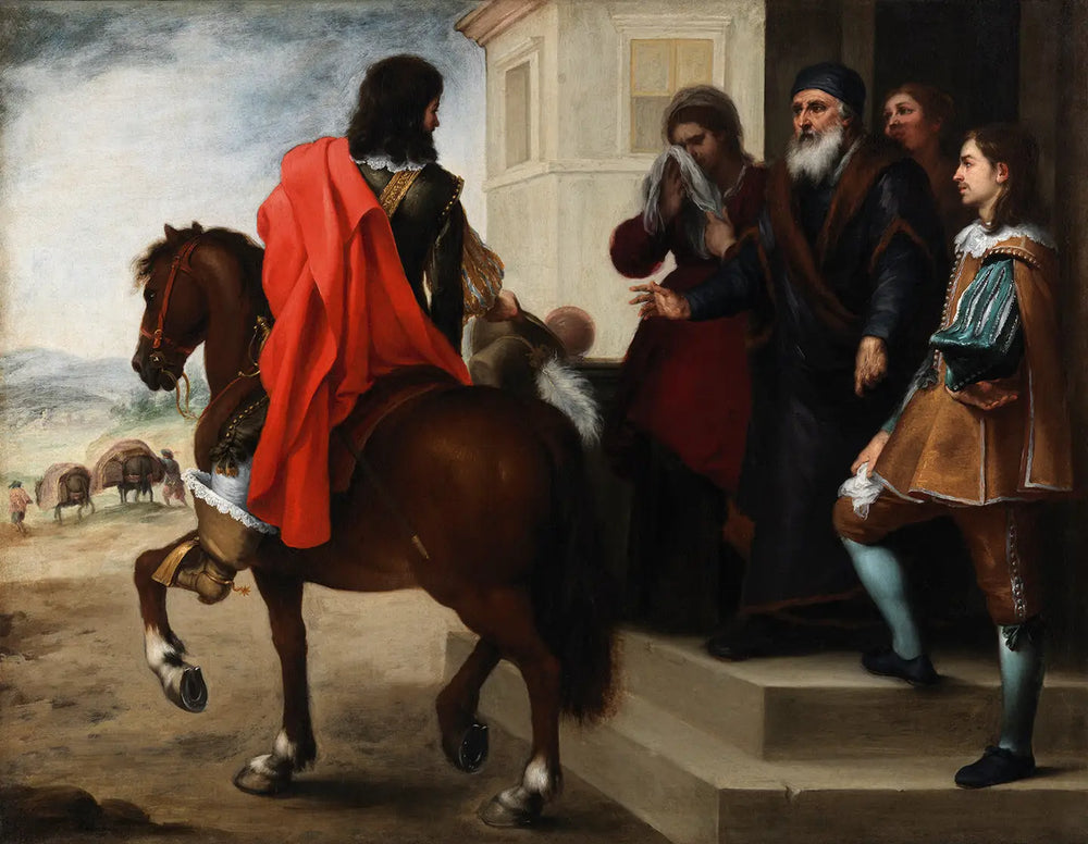 Le départ du fils prodigue - Bartolomé Esteban Murillo - Alpha Reproduction