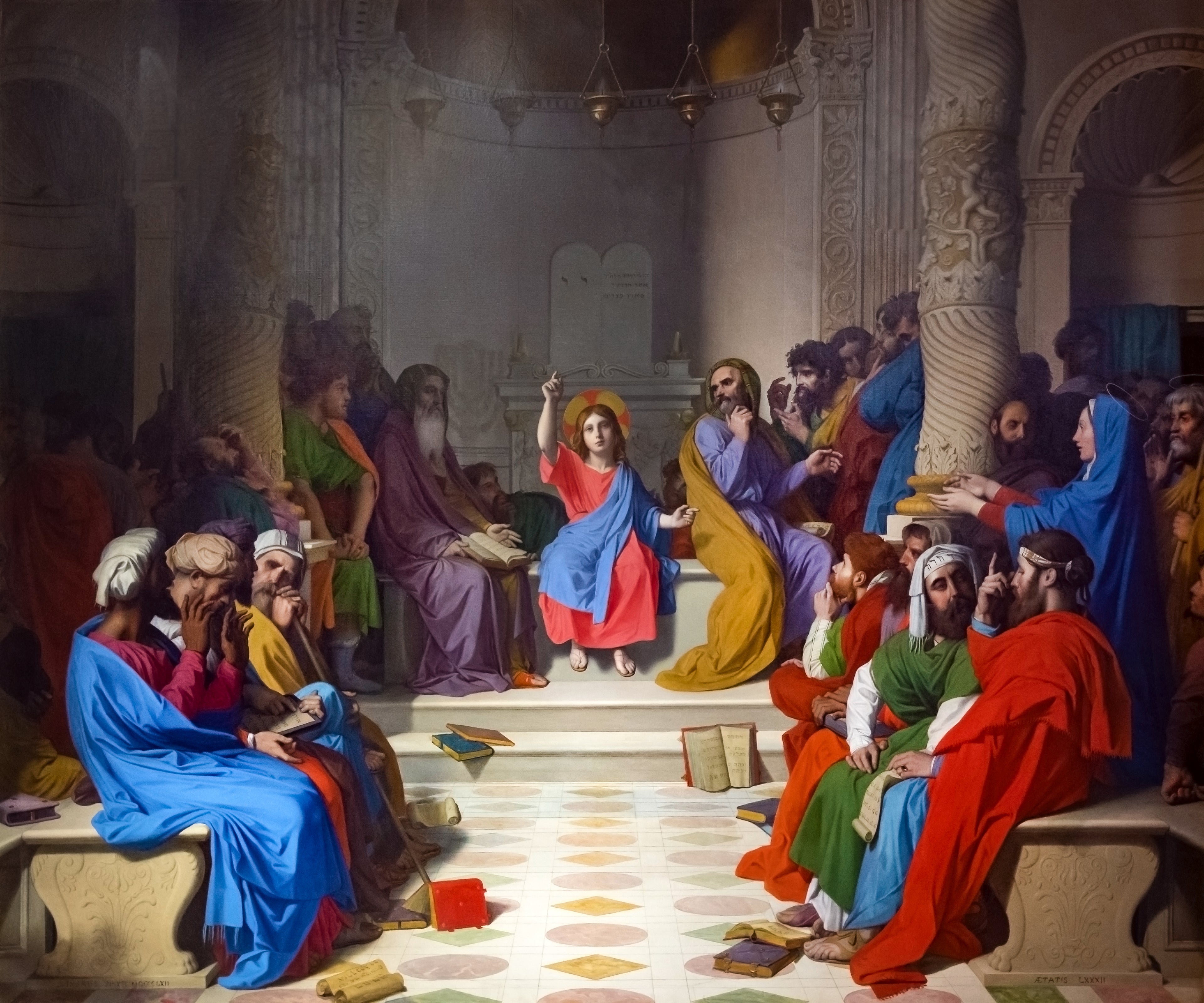 Jezus wśród doktorów - Jean-Auguste-Dominique Ingres
