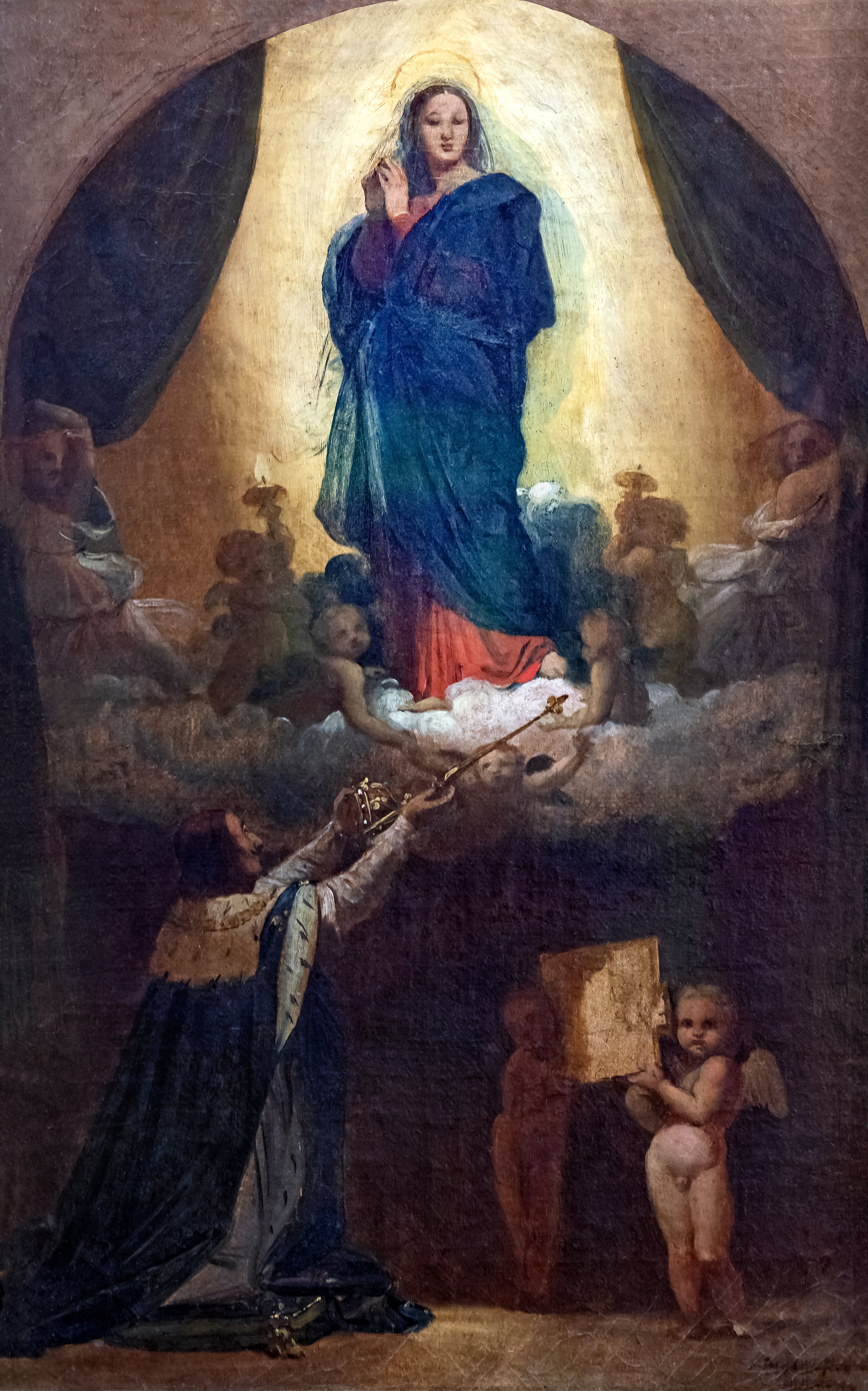Pierwsza myśl o Ślubie Ludwika XIII - Jean-Auguste-Dominique Ingres
