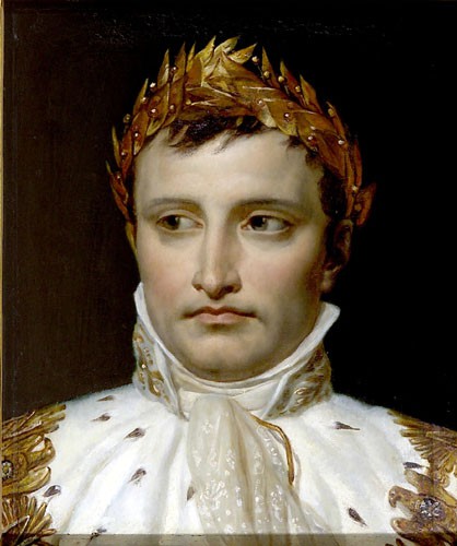 Reproduction du tableau « Napoléon, tête couronnée - Jacques-Louis David » par Alpha Reproduction en peinture à l’huile
