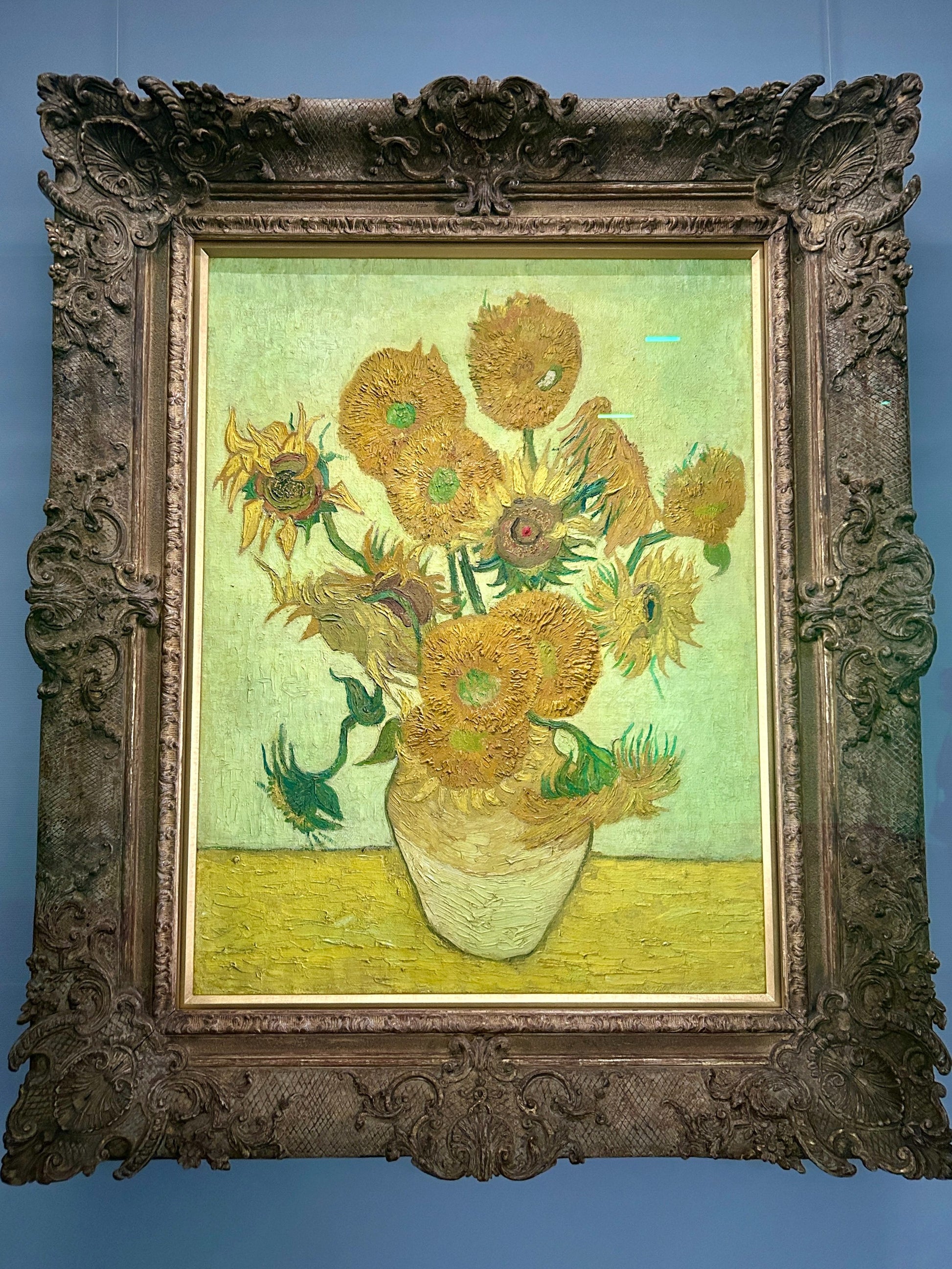 Martwa natura: Wazon z piętnastoma słonecznikami - Vincent van Gogh