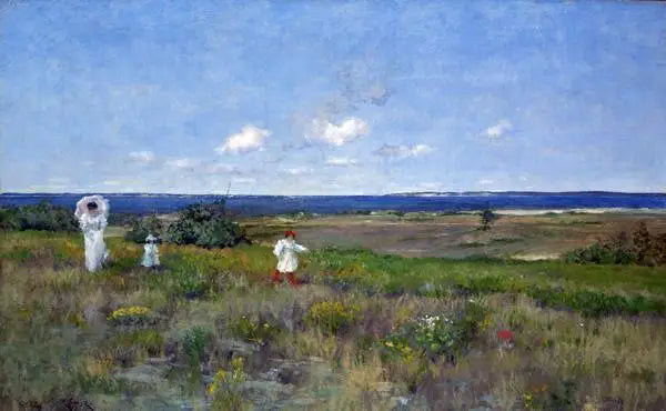 Blisko plaży, Shinnecock - William Merritt Chase