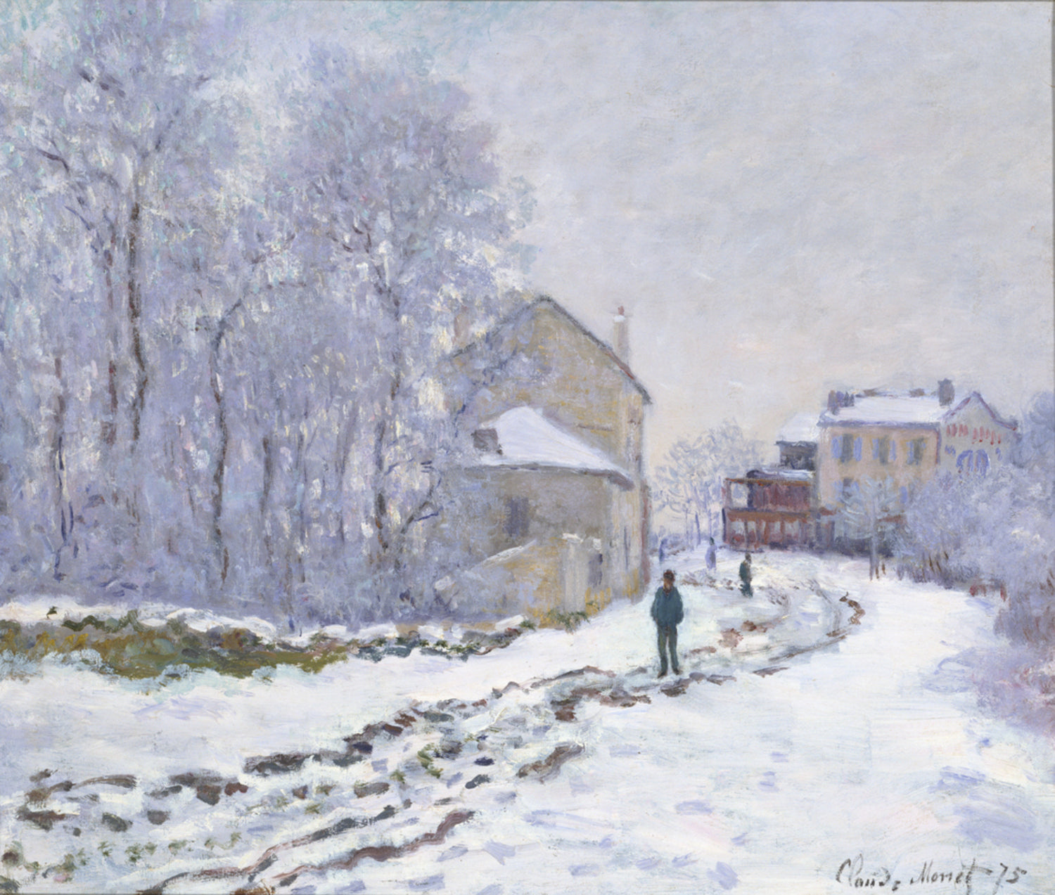 Śnieg w Argenteuil - Claude Monet