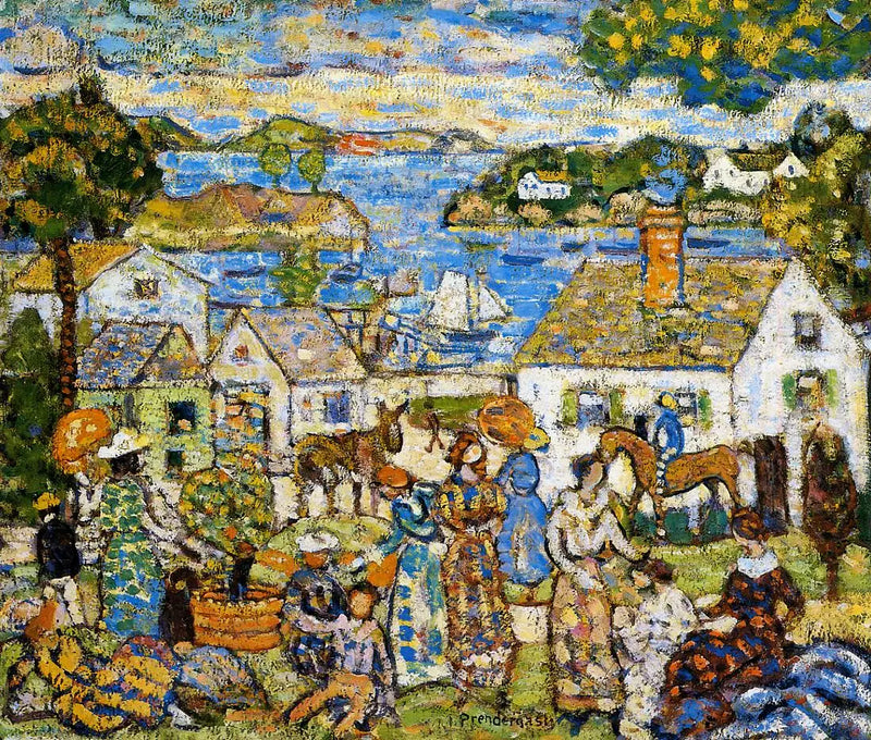 Port Nowej Anglii - Maurice Prendergast