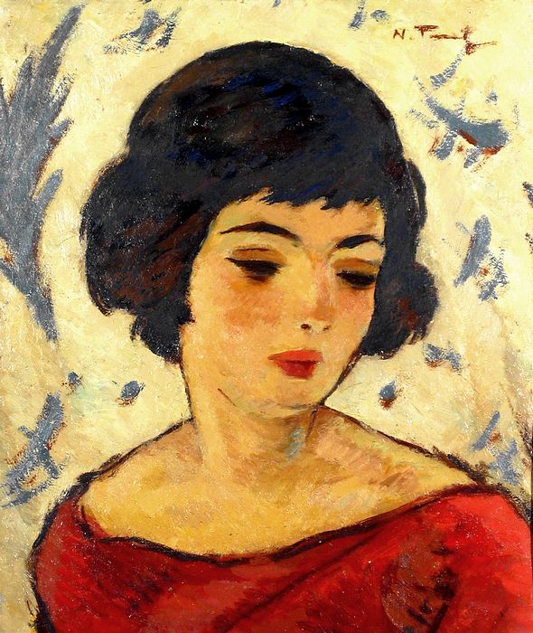 Tête de fillette - Nicolae Tonitza