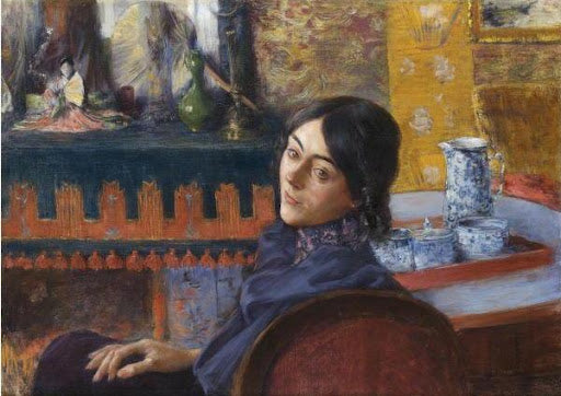 Salon Japoński - Norbert Gœneutte