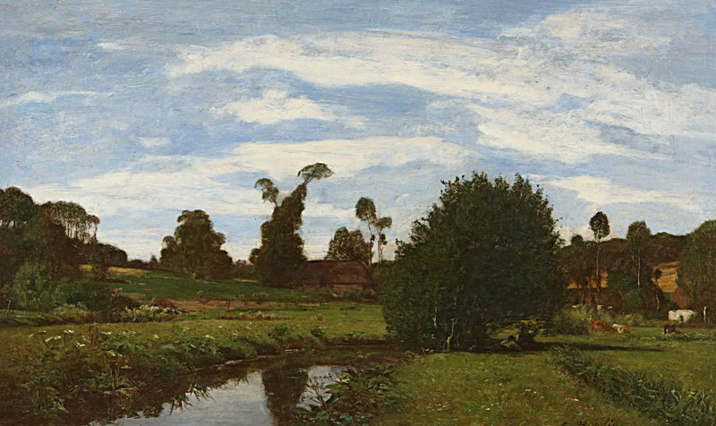 Krajobraz normand - Eugène Boudin