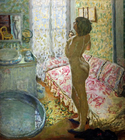 Reproduction du tableau « Nu à contre-jour - Pierre Bonnard » par Alpha Reproduction en peinture à l’huile