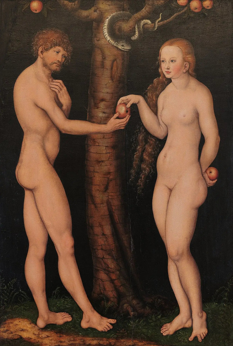 Adam i Ewa - Lucas Cranach Starszy