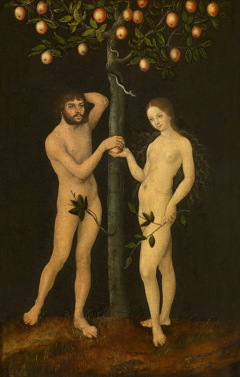 Adam i Ewa - Lucas Cranach Starszy