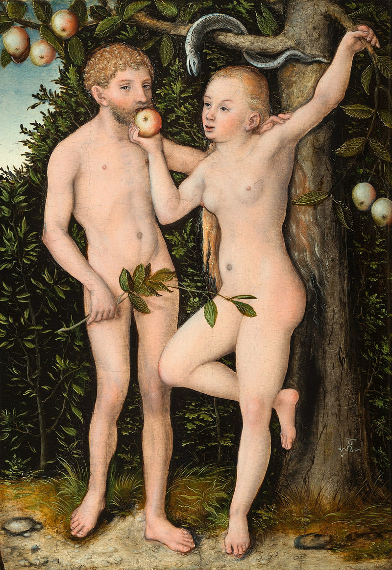 Adam i Ewa - Lucas Cranach Starszy