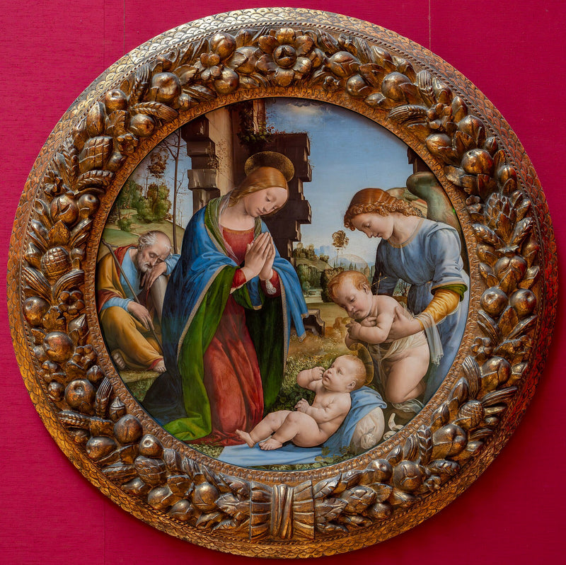 Adoracja Dzieciątka - Święta Rodzina z świętym Janem - Fra Bartolomeo