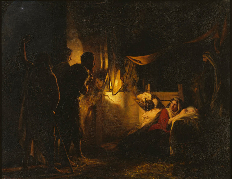 Adoracja pasterzy - Carl Heinrich Bloch
