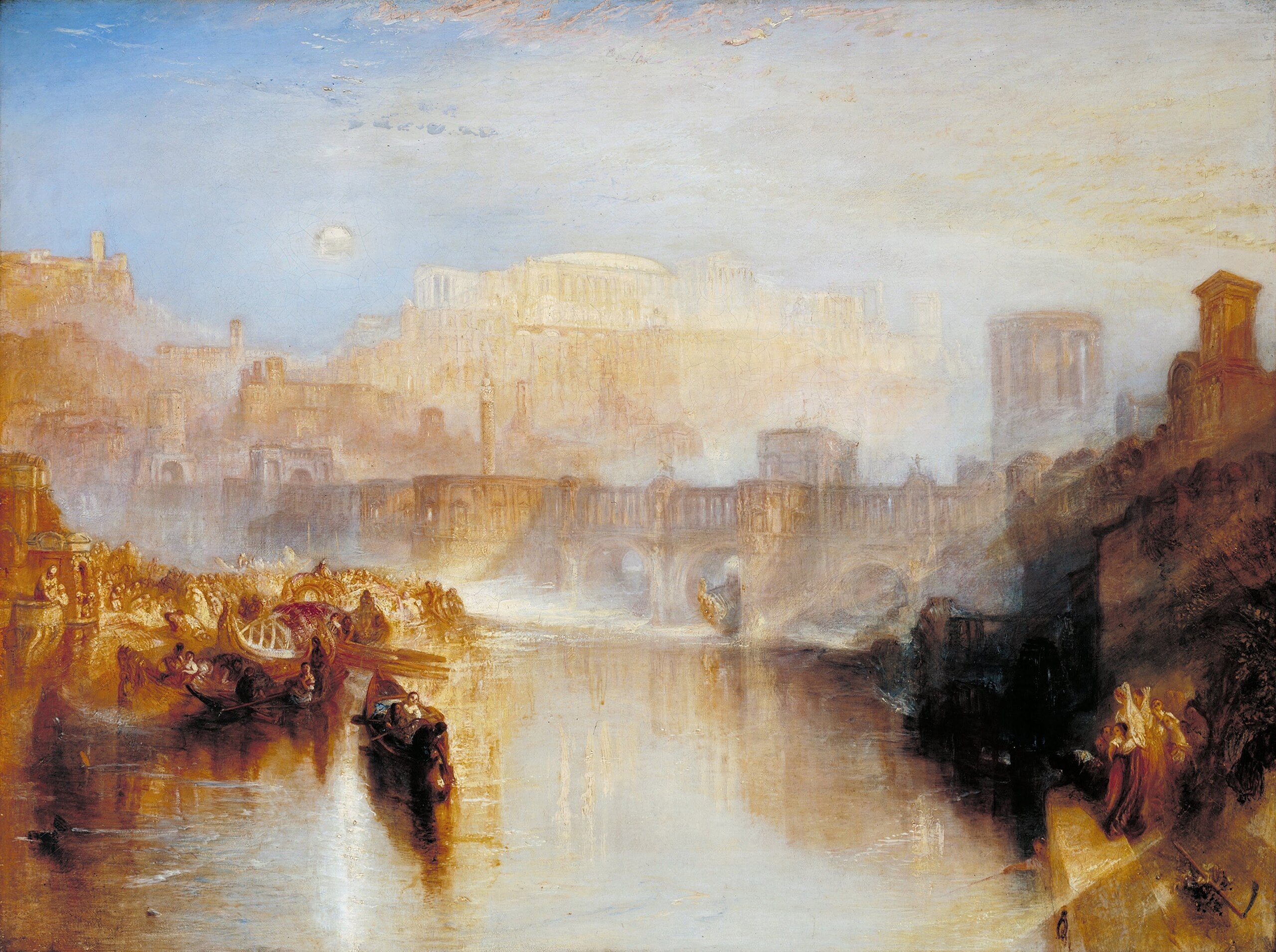 Agrippina lądująca z prochami Germanicusa - J. M. W. Turner