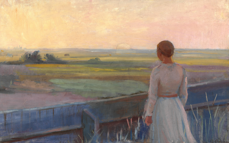 O zmierzchu - Anna Ancher