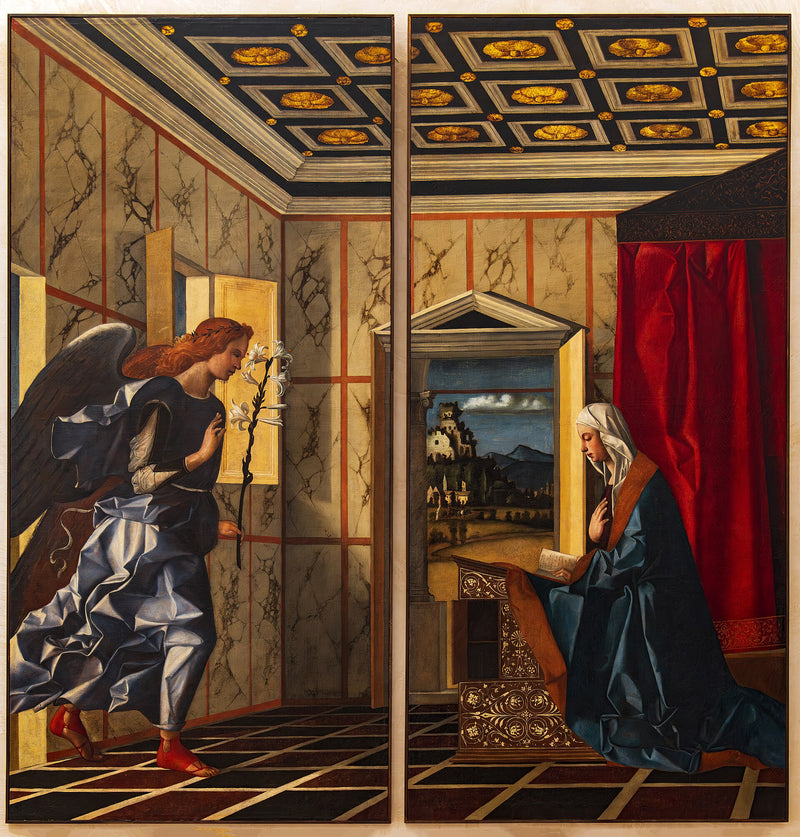 Anioł Zwiastowania, Dziewica Zwiastowania - Giovanni Bellini