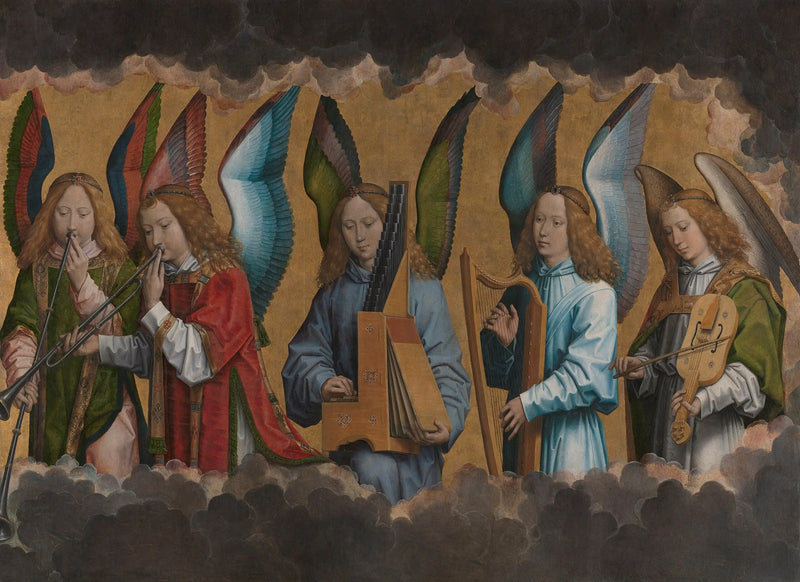 Anioły muzycy - Hans Memling