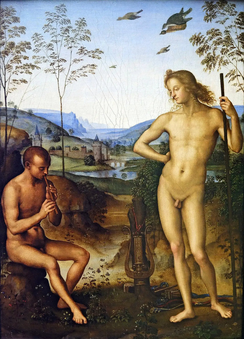 Apollo i Dafne - Pietro Perugino