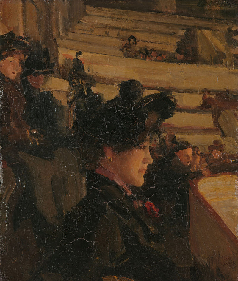 Na teatrze - Isaac Israëls