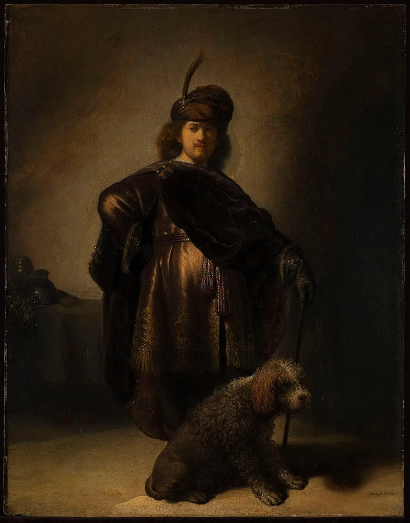 Autoportret w orientalnych nawykach - Rembrandt