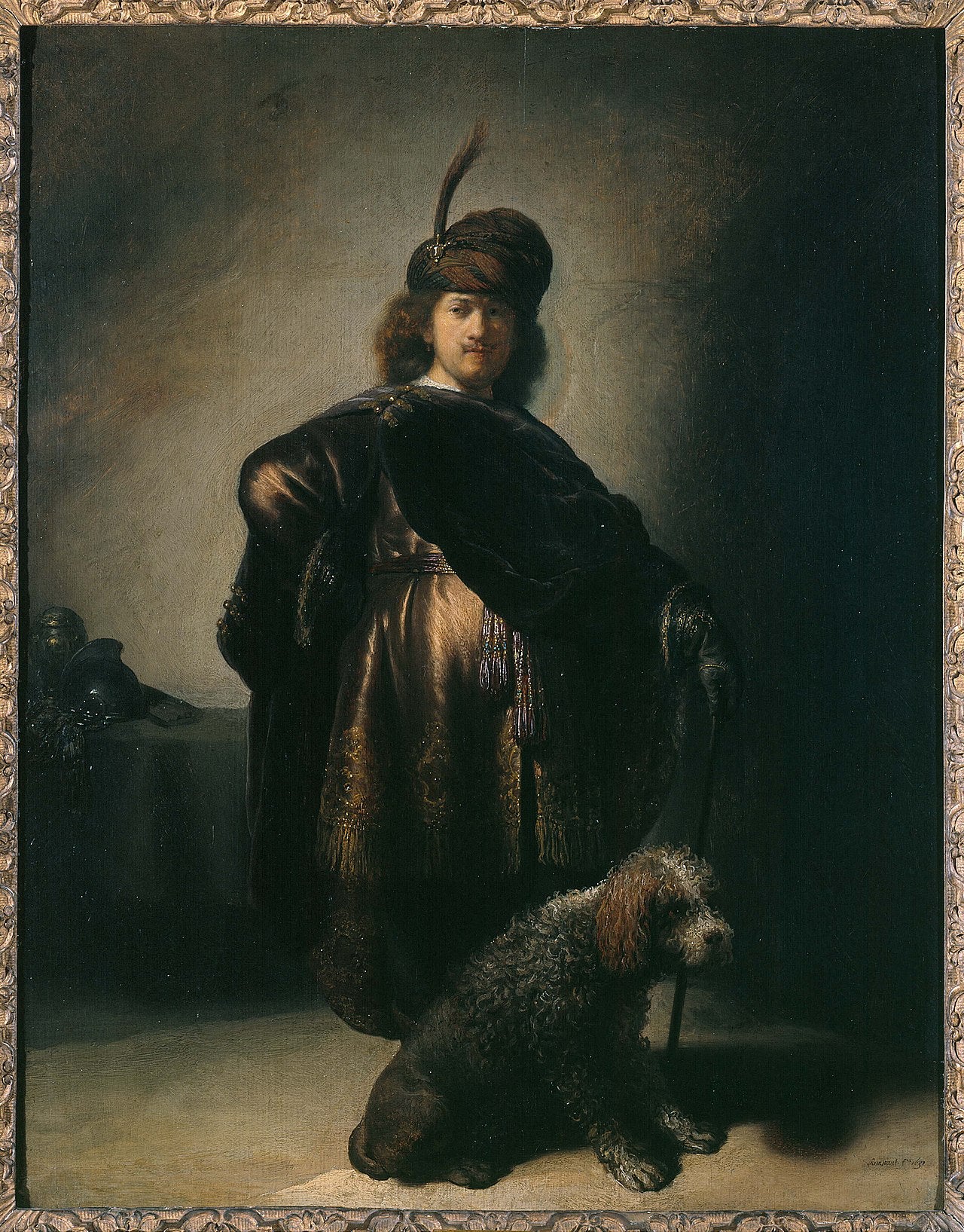 Autoportret w orientalnych nawykach - Rembrandt