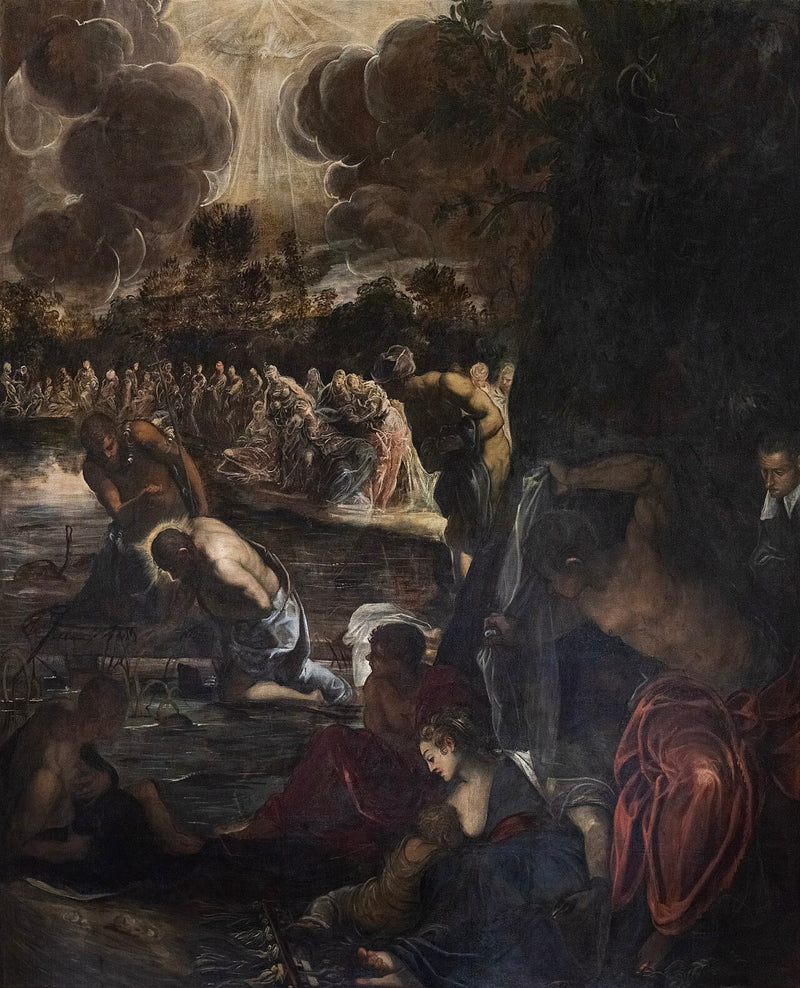 Chrzest Chrystusa - Jacopo Tintoretto