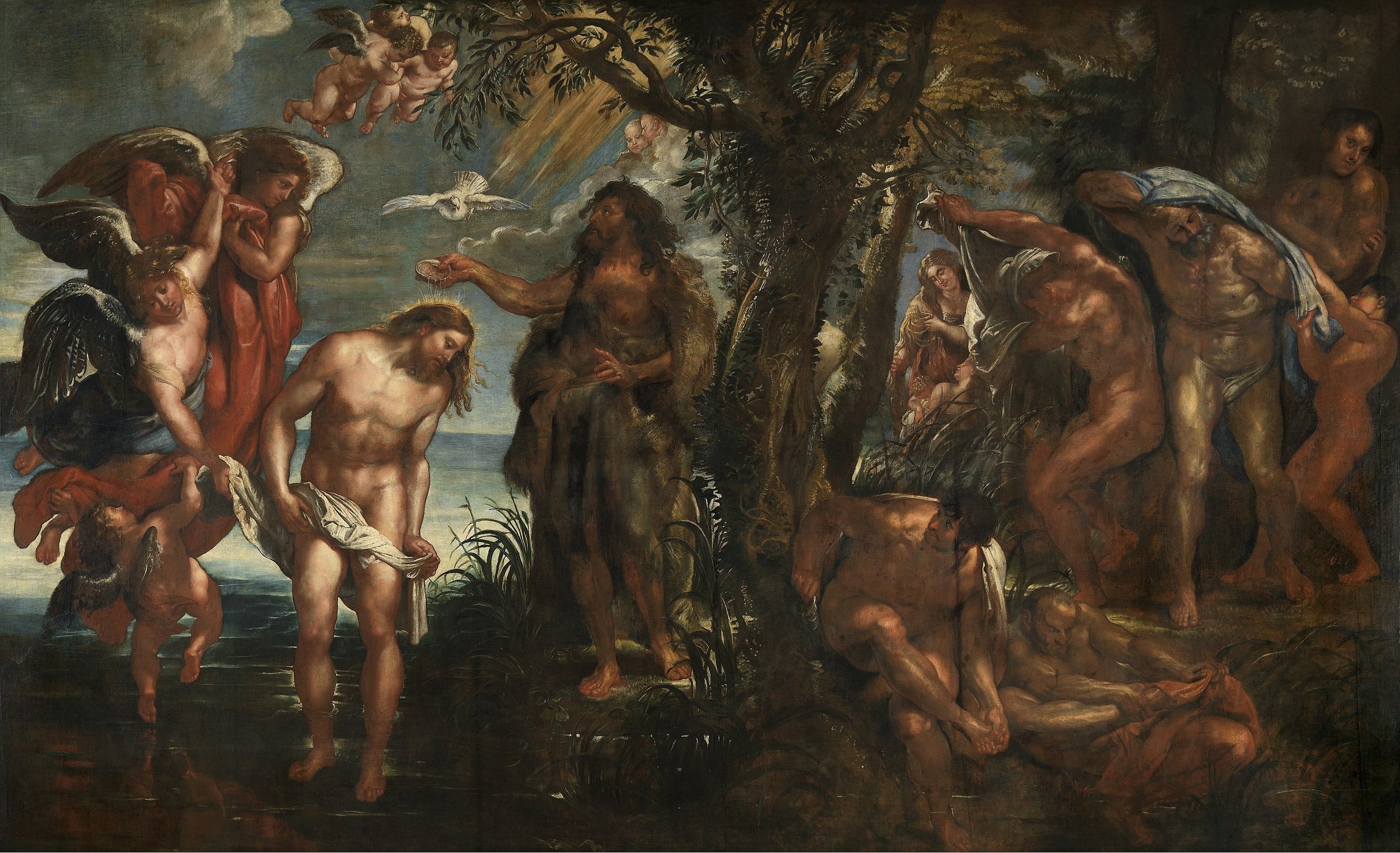 Chrzest Chrystusa - Peter Paul Rubens