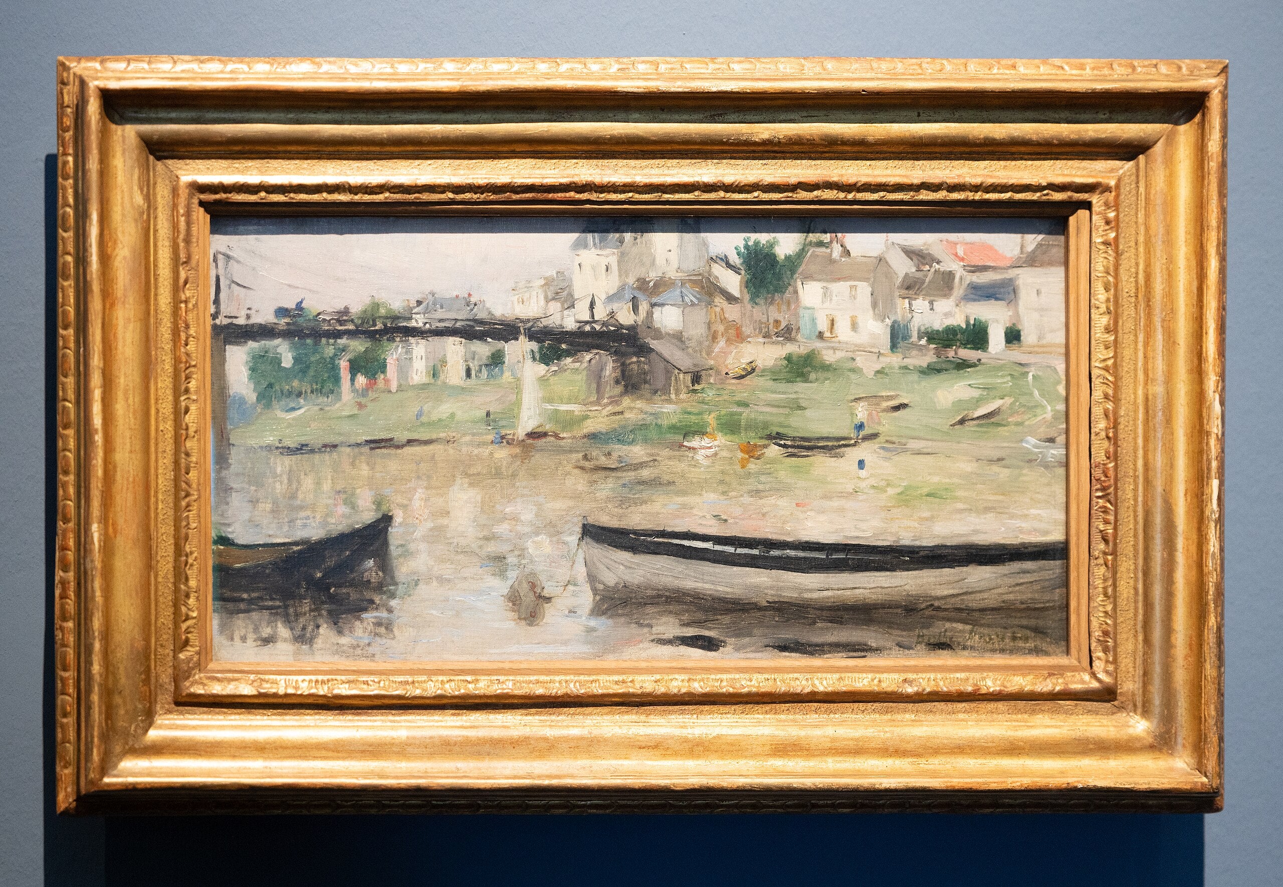 Statki na Sekwanie - Berthe Morisot