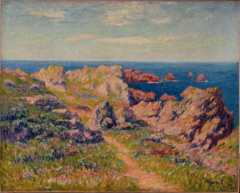 Piękna pogoda w Pern (Wyspa Ouessant) - Henry Moret