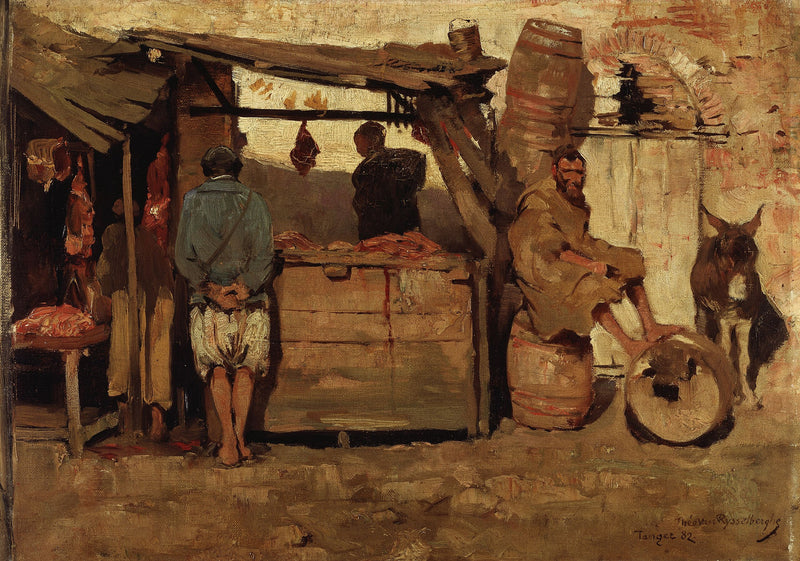 Rzeźnia w Maroku - Théodore van Rysselberghe