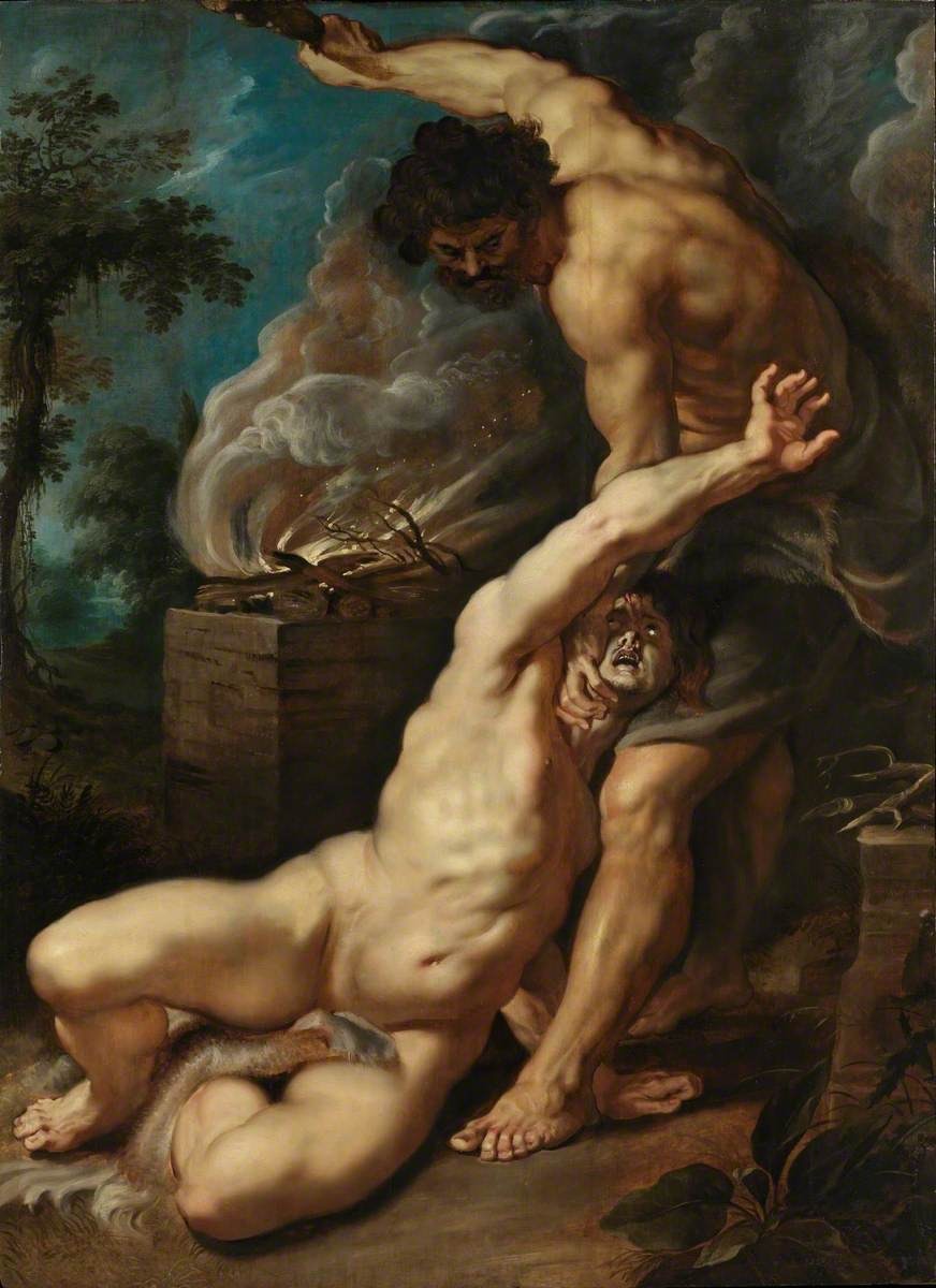 Kain zabijający Abla - Peter Paul Rubens