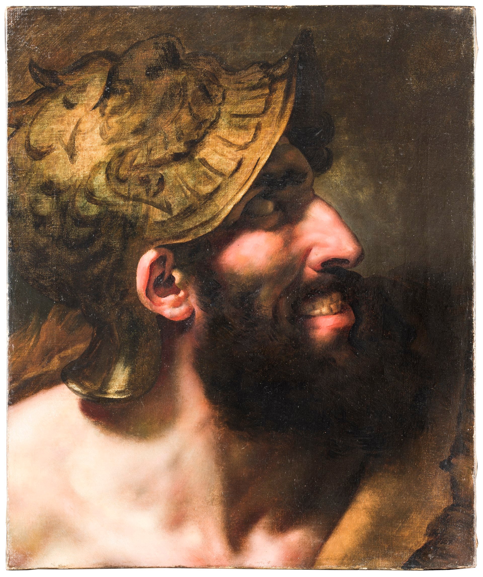 Capaneus – Étude intitulée Le Blasphème - Anne-Louis Girodet