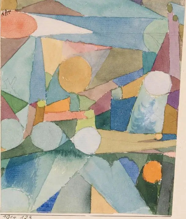 Na podstawie szkicu z Zurychu (Nach einer Scizze aus Zürich) - Paul Klee