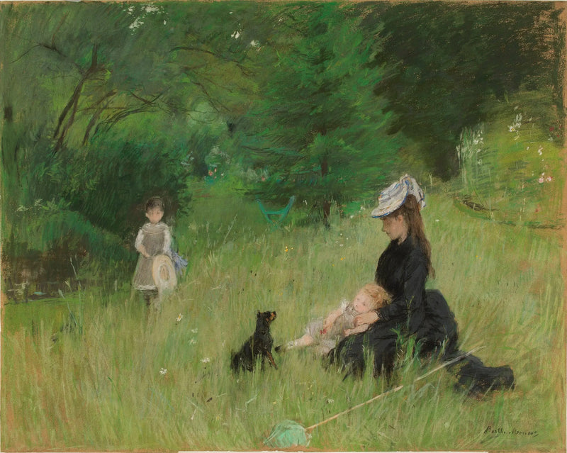 W parku - Berthe Morisot