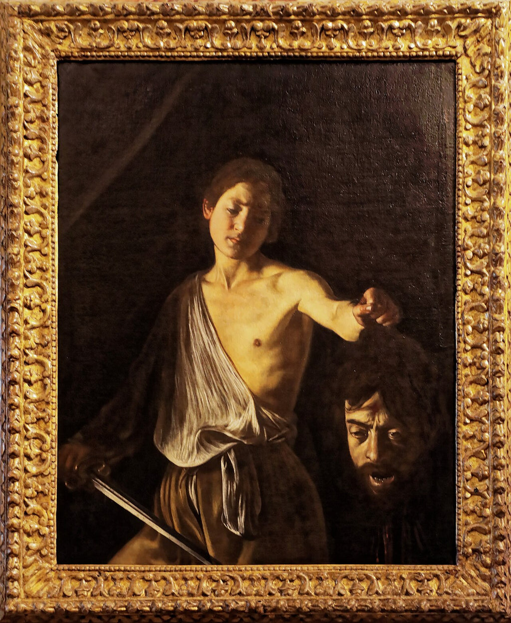 Dawid z głową Goliata - Caravaggio