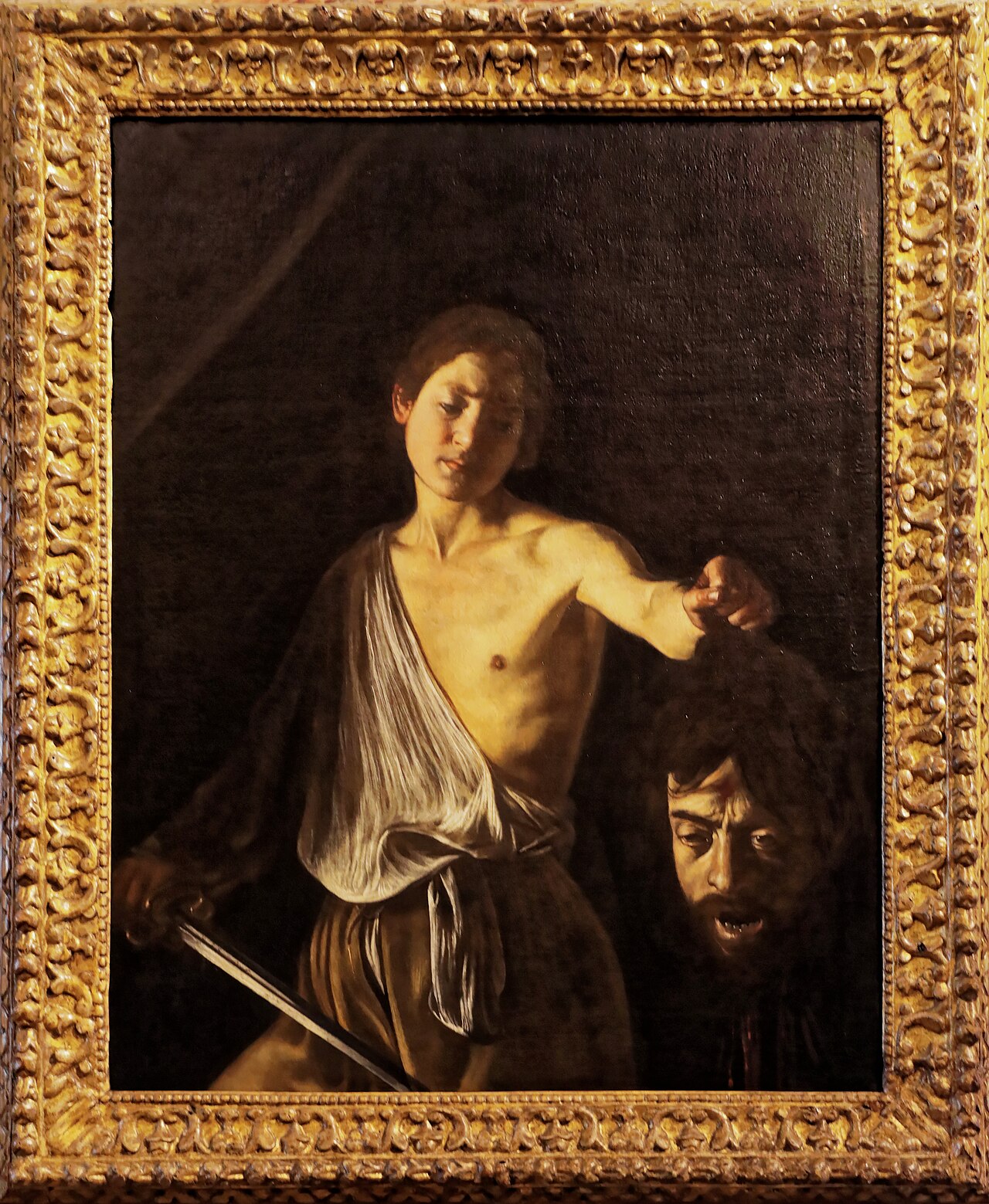 Dawid z głową Goliata - Caravaggio