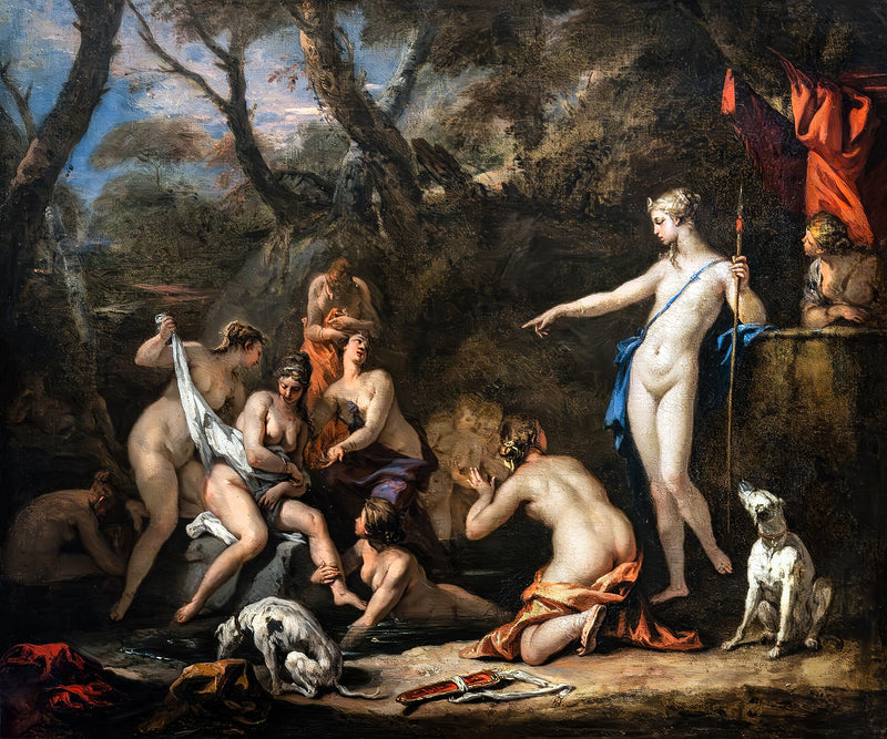 Diane i Kalisto - Sebastiano Ricci