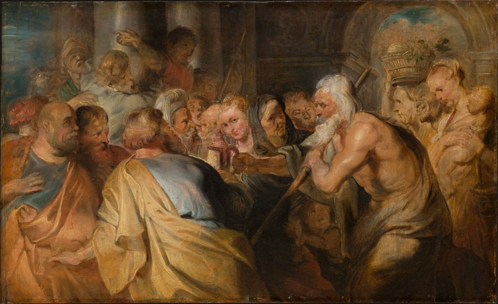 Diogenes w poszukiwaniu prawdziwego mężczyzny - Peter Paul Rubens