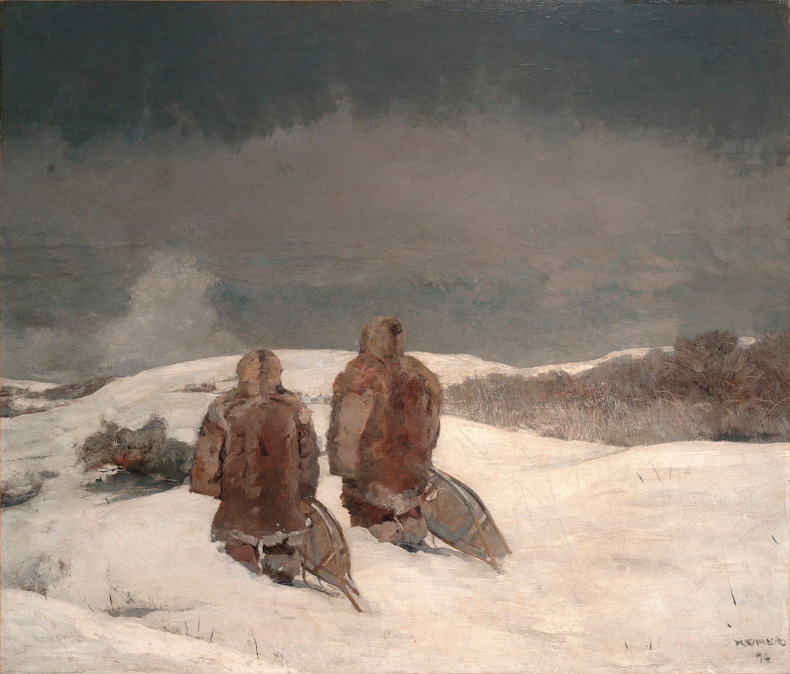 En dessous de zéro - Winslow Homer