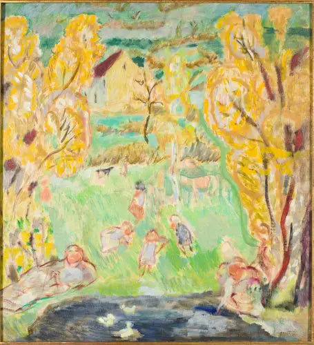 Reproduction du tableau « Étude pour "Le Printemps" - Pierre Bonnard » par Alpha Reproduction en peinture à l’huile