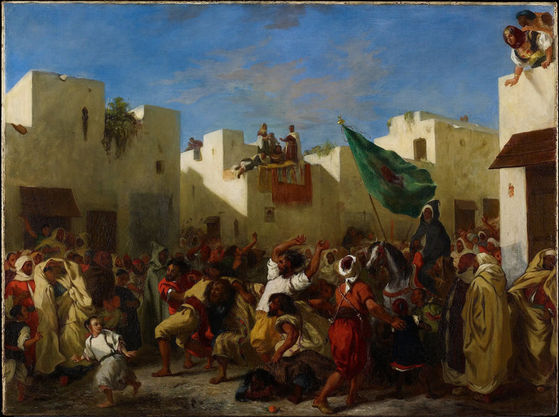 Fanatycy z Tangeru - Eugène Delacroix