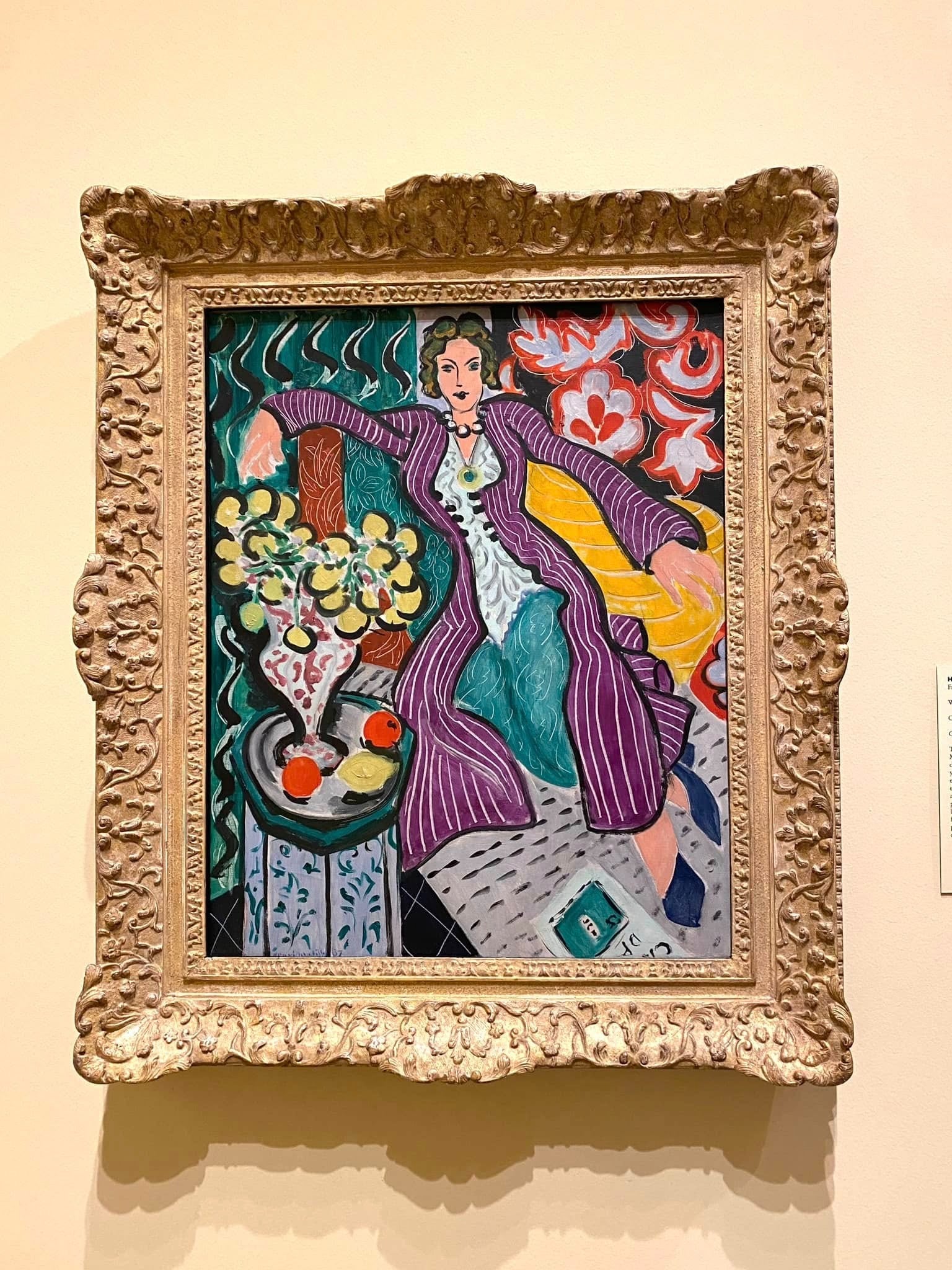 Kobieta w fioletowym płaszczu - Henri Matisse