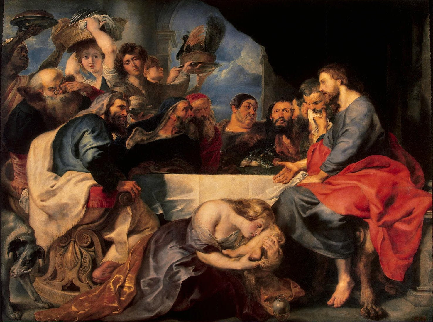 Uczta w domu Szymona faryzeusza - Peter Paul Rubens