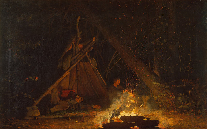 Feu de camp - Winslow Homer