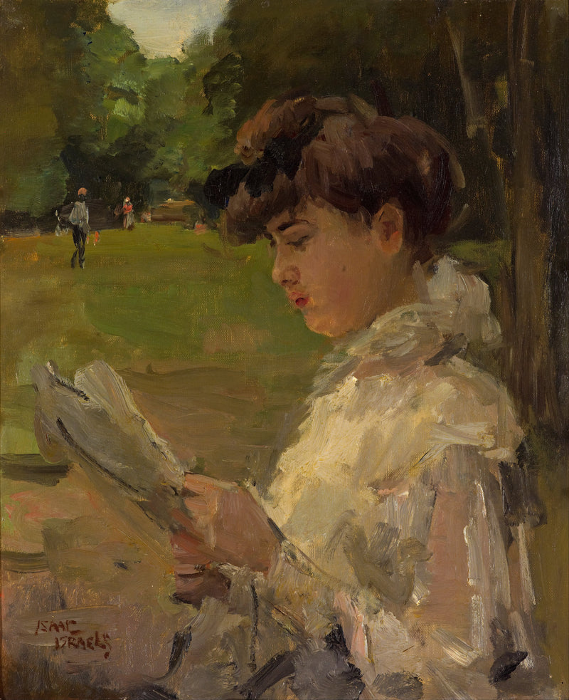 Dziewczyna czytająca - Isaac Israëls