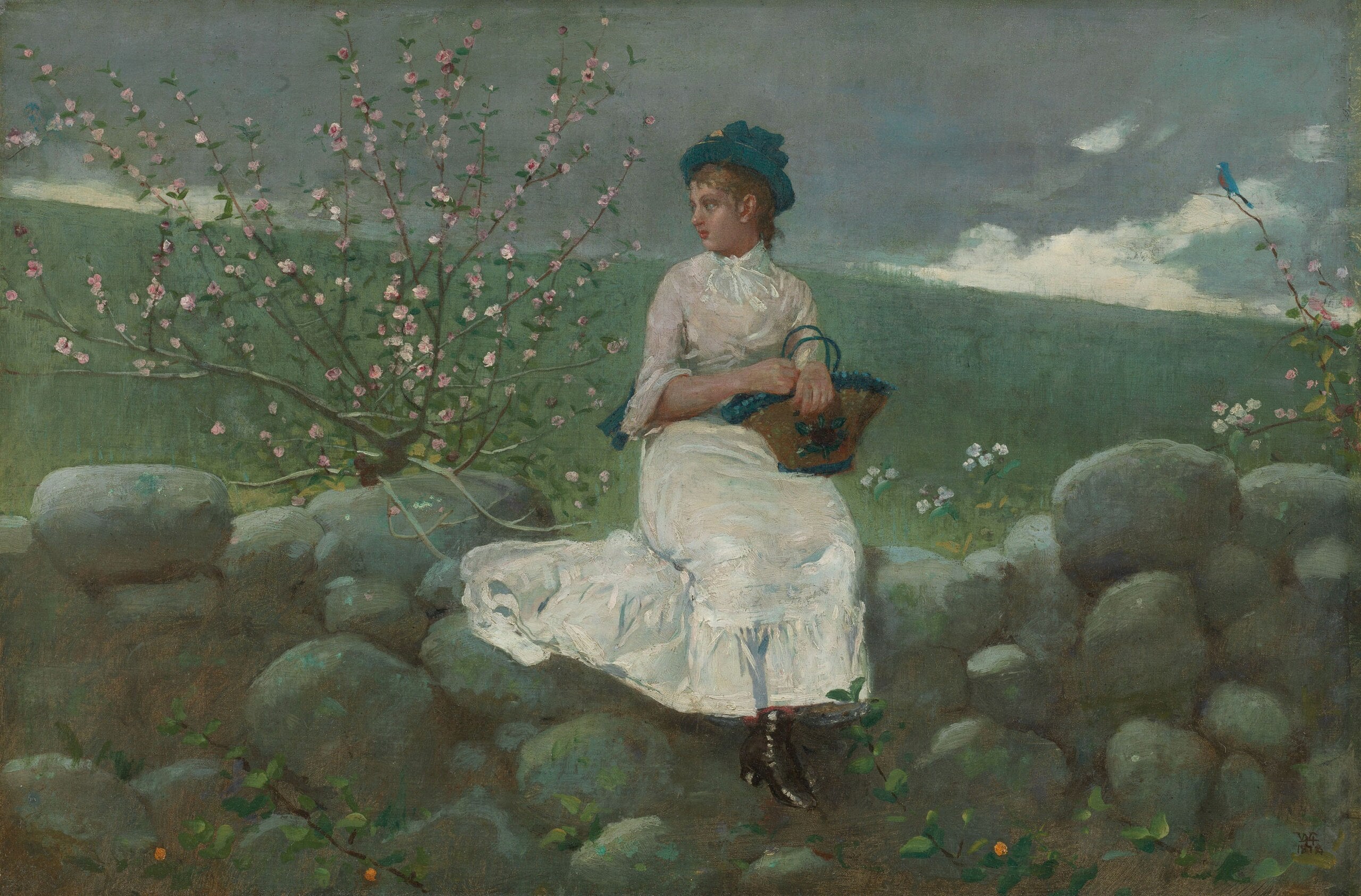 Fleurs de pêcher - Winslow Homer