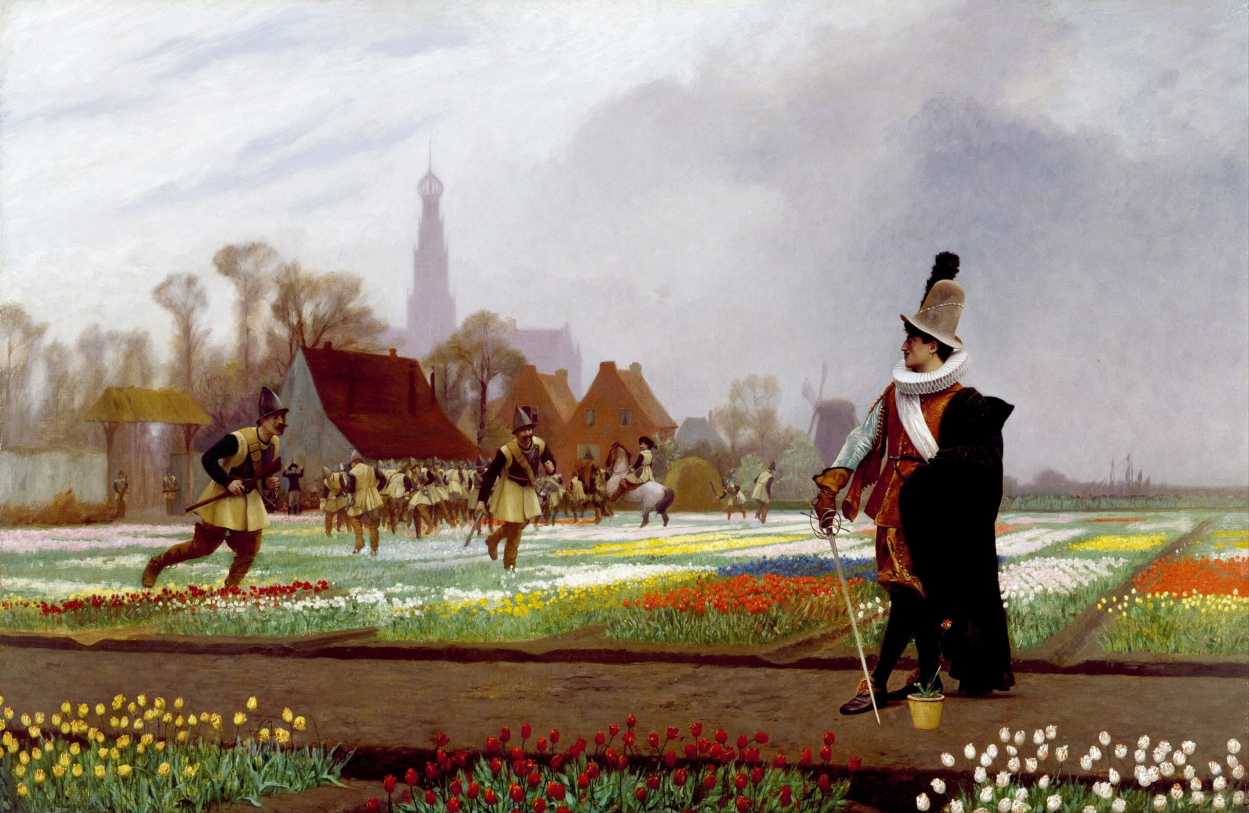 Tulipanowe szaleństwo - Jean-Léon Gérôme