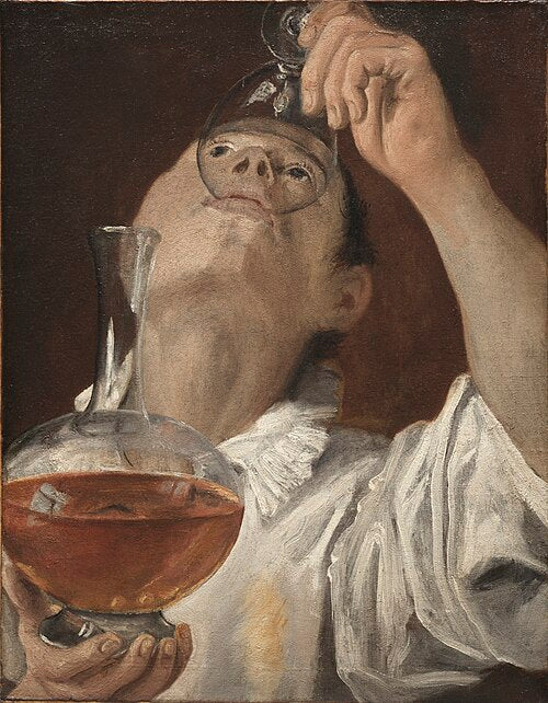 Chłopiec pijący - Annibale Carracci
