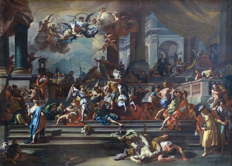 Heliodor wypędzony ze Świątyni - Francesco Solimena