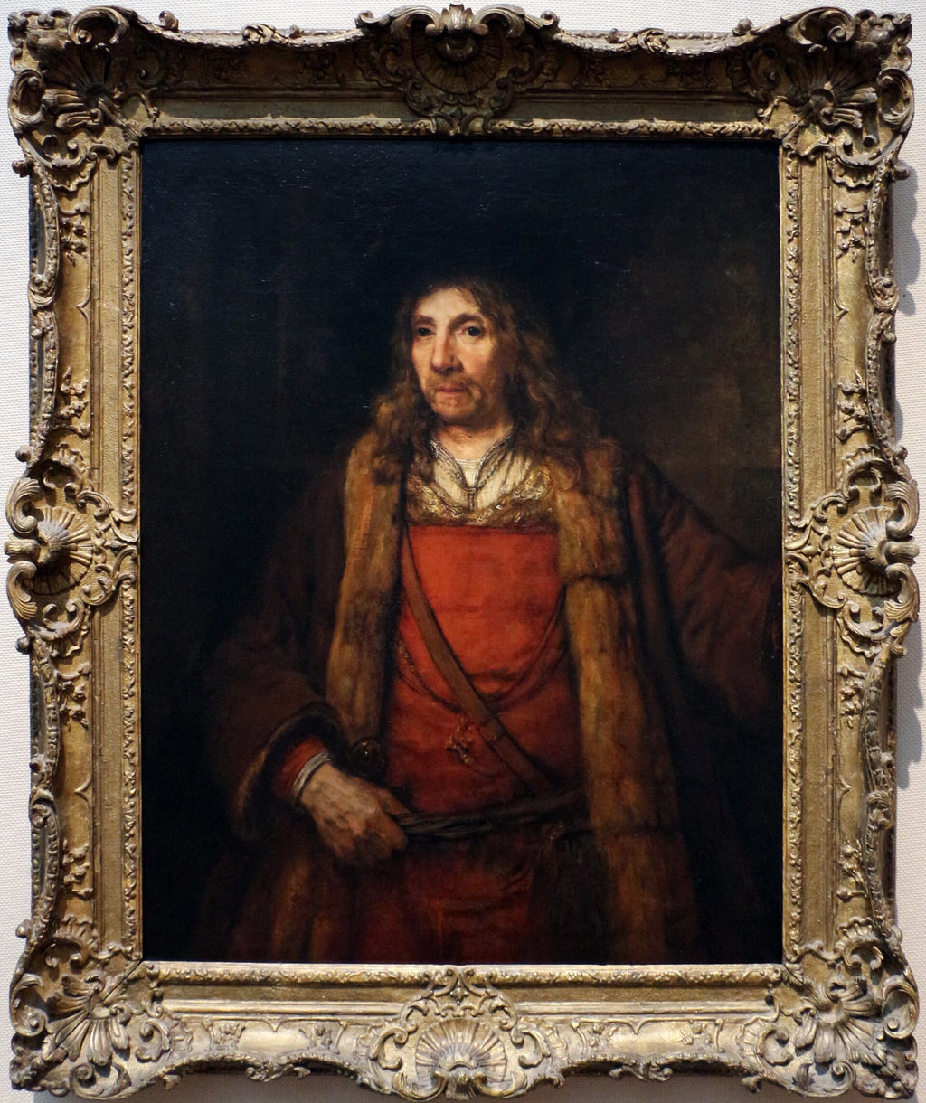Mężczyzna w futrzanym płaszczu - Rembrandt